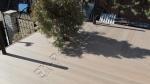 монтаж веранды вокруг дома с использованием террасной доски из ДПК Good Cover линейки Стандарт, цвет коричневый