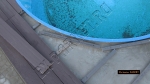 монтаж вокруг бассейна с использованием террасной доски Polywood