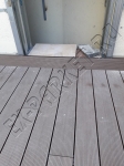 Монтаж террасной доски из ДПК на открытом балконе (Сова)