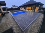 Скрытый бассейн с раздвижной террасой из террасной доски ДПК Good Cover Стандарт