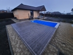 Скрытый бассейн с раздвижной террасой из террасной доски ДПК Good Cover Стандарт