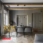 Французская ёлка Wood Bee в интерьере