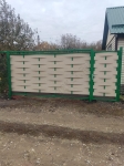 Монтаж 3D сетки, планкена SaveWood на ворота Монтаж 3D сетки, планкена SaveWood на ворота