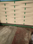 Монтаж 3D сетки, планкена SaveWood на ворота Монтаж 3D сетки, планкена SaveWood на ворота