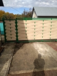 Монтаж 3D сетки, планкена SaveWood на ворота Монтаж 3D сетки, планкена SaveWood на ворота